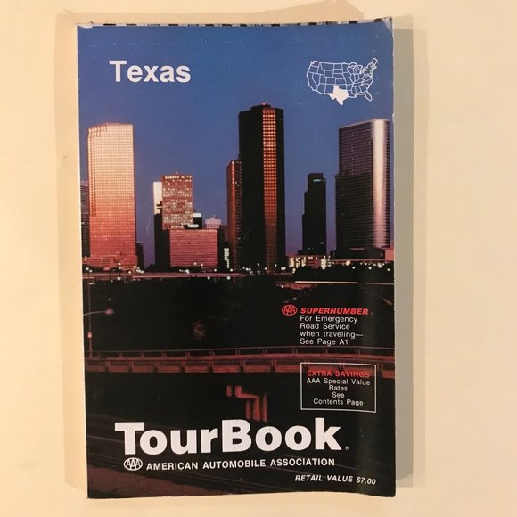 VINTAGE 1980s Texas Travel Brochures and Map - Picture 6 of 16